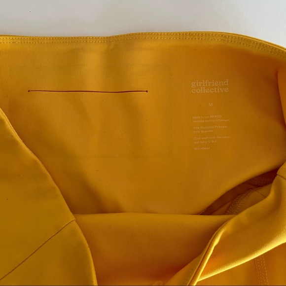 girlfriend collective | High-rise compressive leggings, citrine - Picture 6 of 7